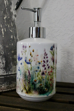 Wildflower Soap/Lotion Dispenser