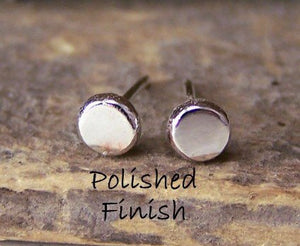 Recycled Tiny Sterling Studs