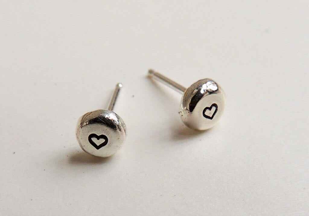 Petite Heart Earrings