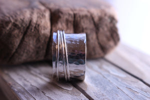 Sterling spinner ring