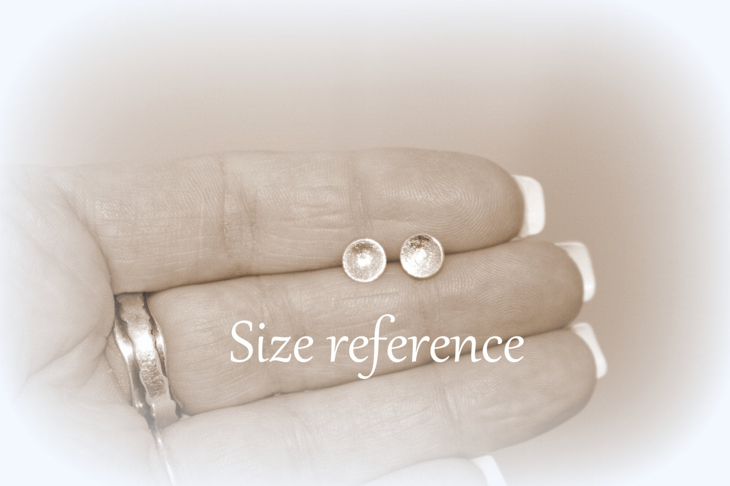 Brushed Silver Studs