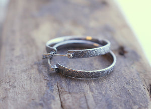Floral Hoop Earrings