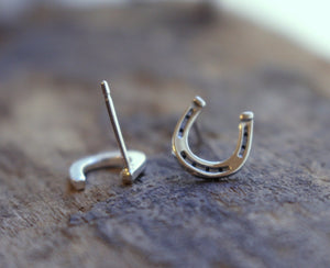 Small Horseshoe Studs