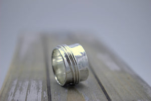 Sterling spinner ring