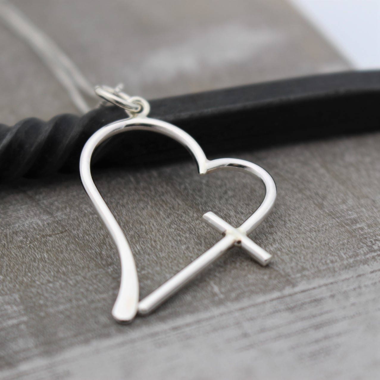 Cross Heart Necklace