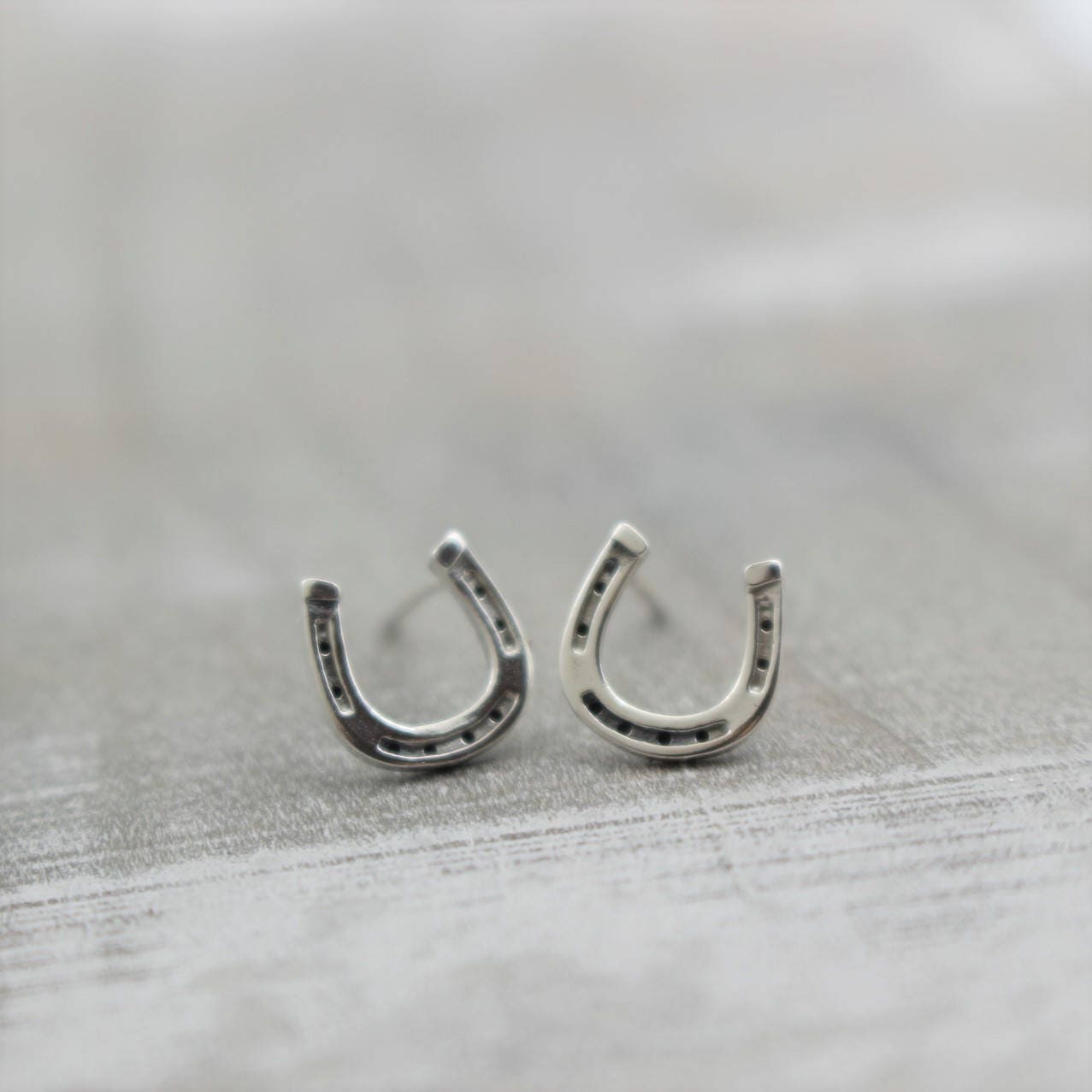 Small Horseshoe Studs