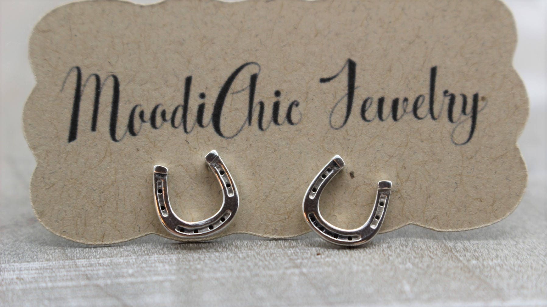 Small Horseshoe Studs