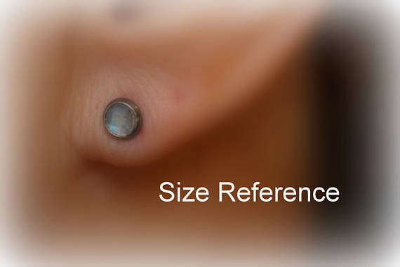 Aquamarine Stud Earrings