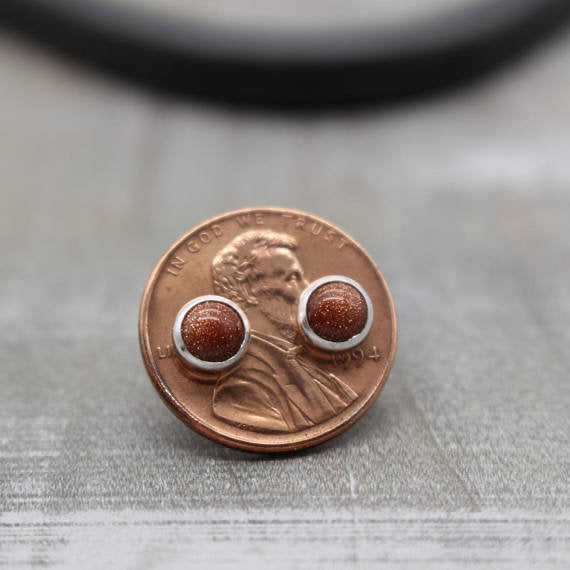 Aquamarine Stud Earrings