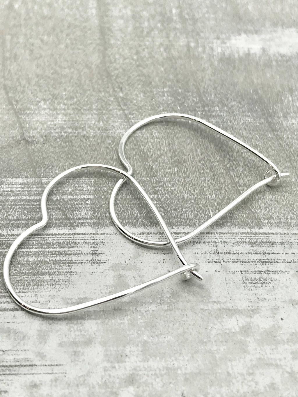 Heart Hoop Earrings