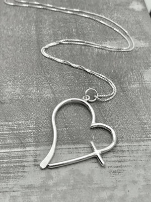 Cross Heart Necklace