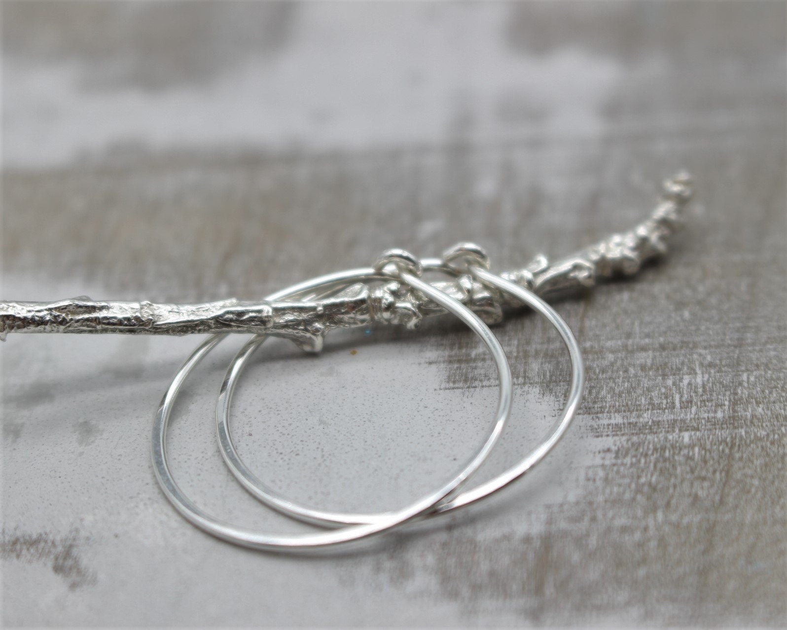 Everyday Sterling silver hoop earrings