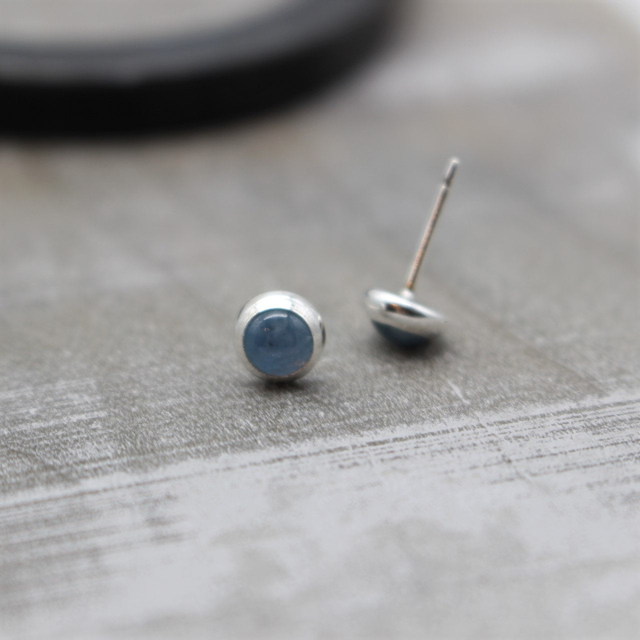 Aquamarine Stud Earrings