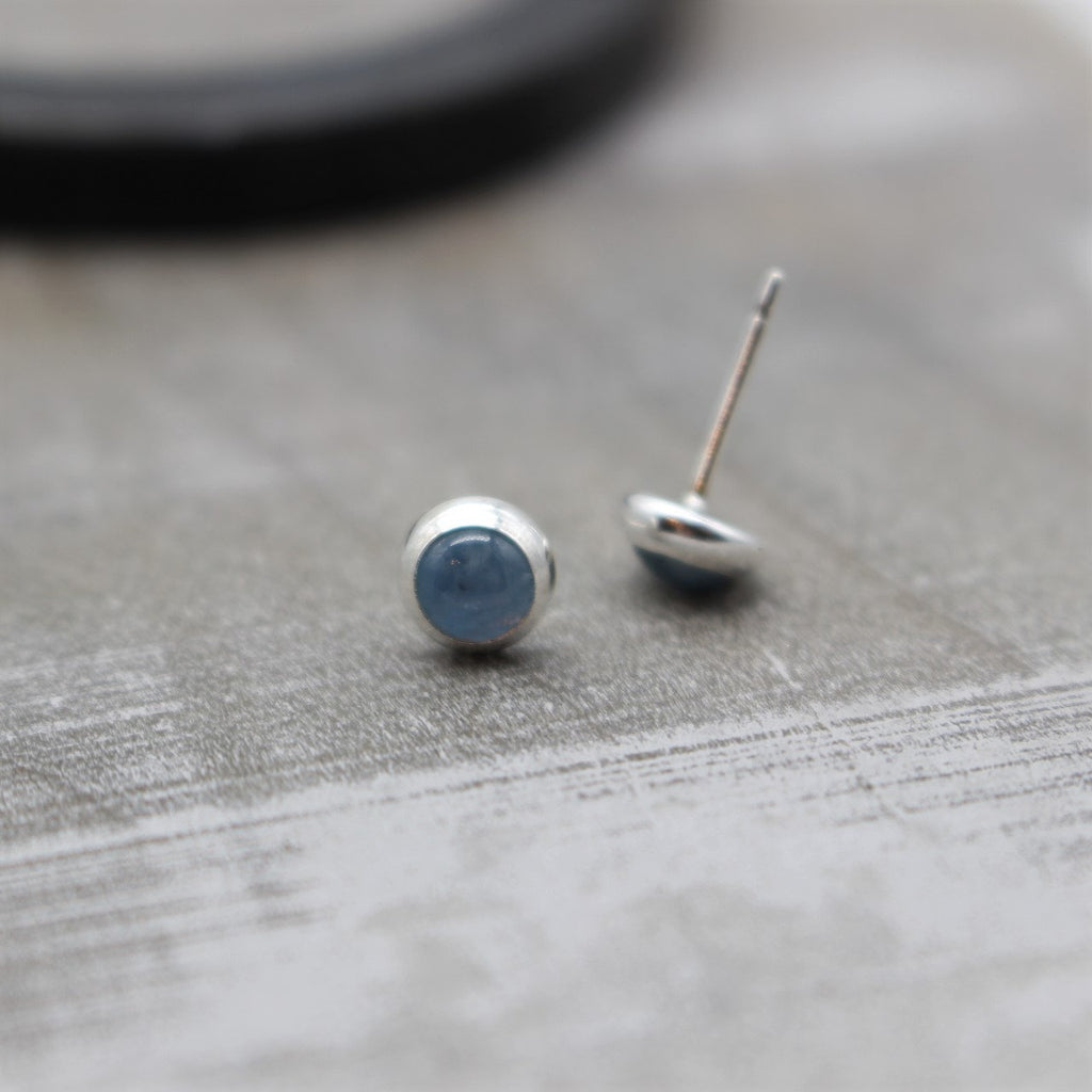 Aquamarine Stud Earrings