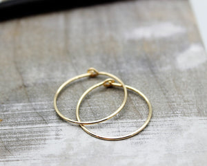 Everyday Gold Hoop Earrings