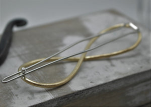 LARGE Golden Infinity Barrette