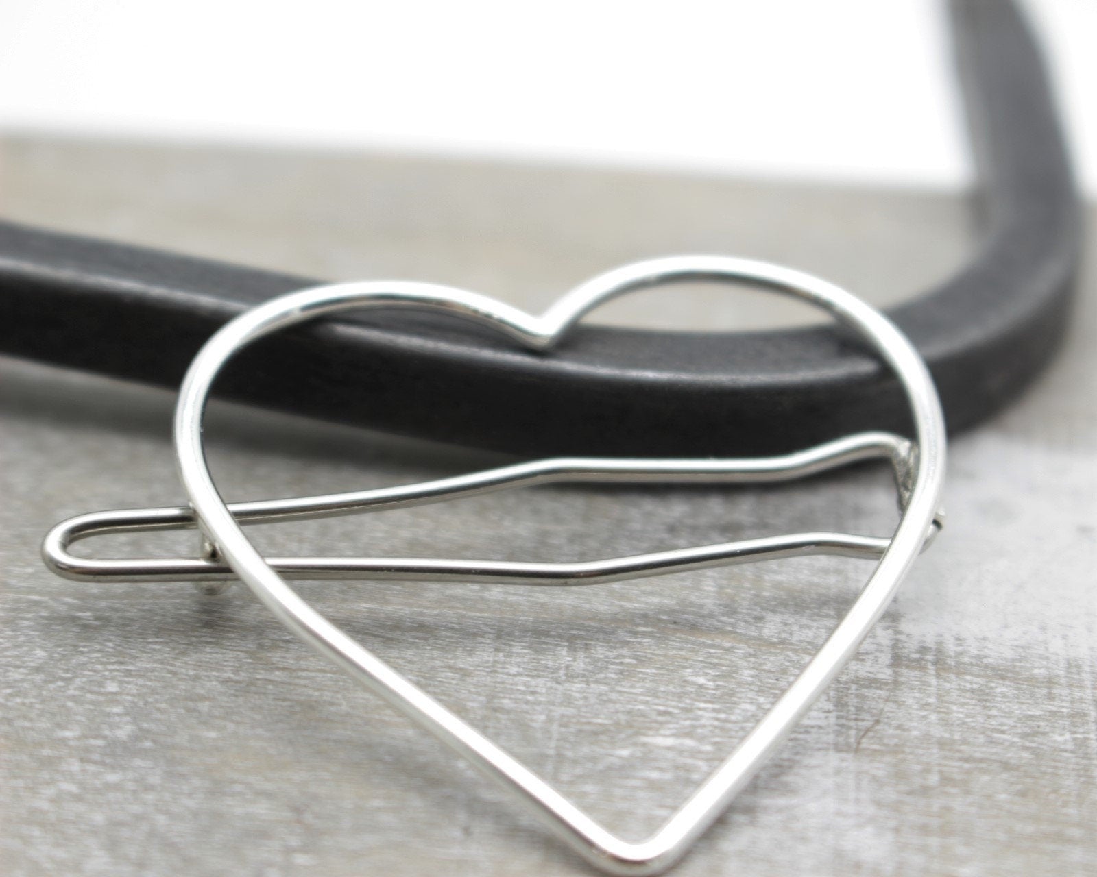 Small Heart Barrette