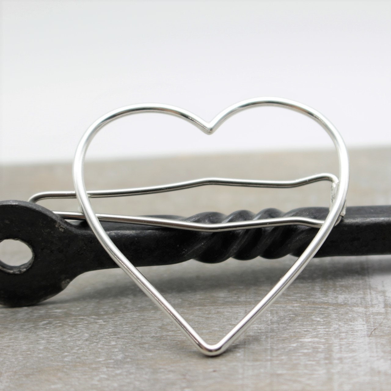 Small Heart Barrette