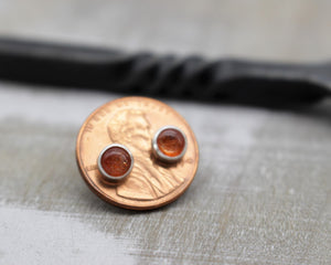 5mm Sunstone Studs Earrings