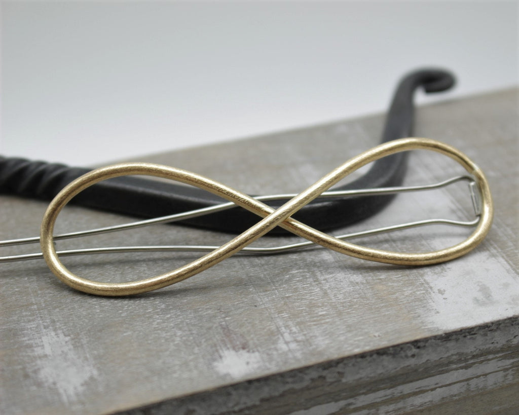 LARGE Golden Infinity Barrette