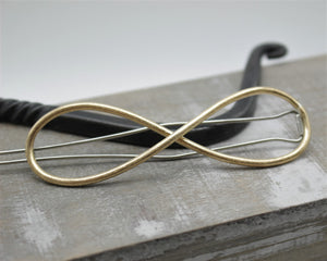 LARGE Golden Infinity Barrette