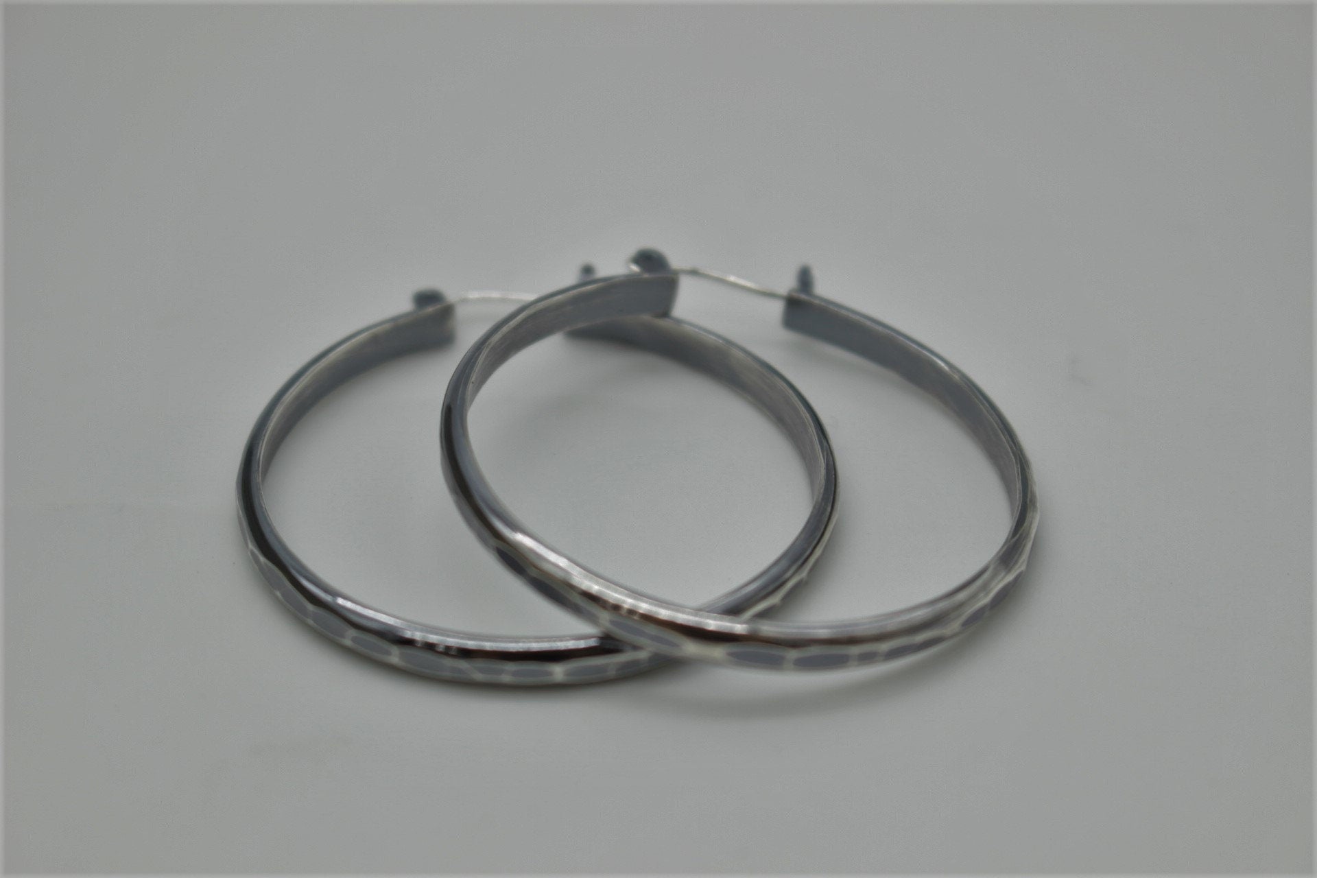 Large Hammered Hoops