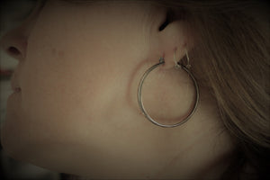 1.5 inch Rustic/Polished hoops
