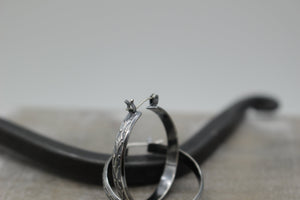 Patterned Hoop Earrings