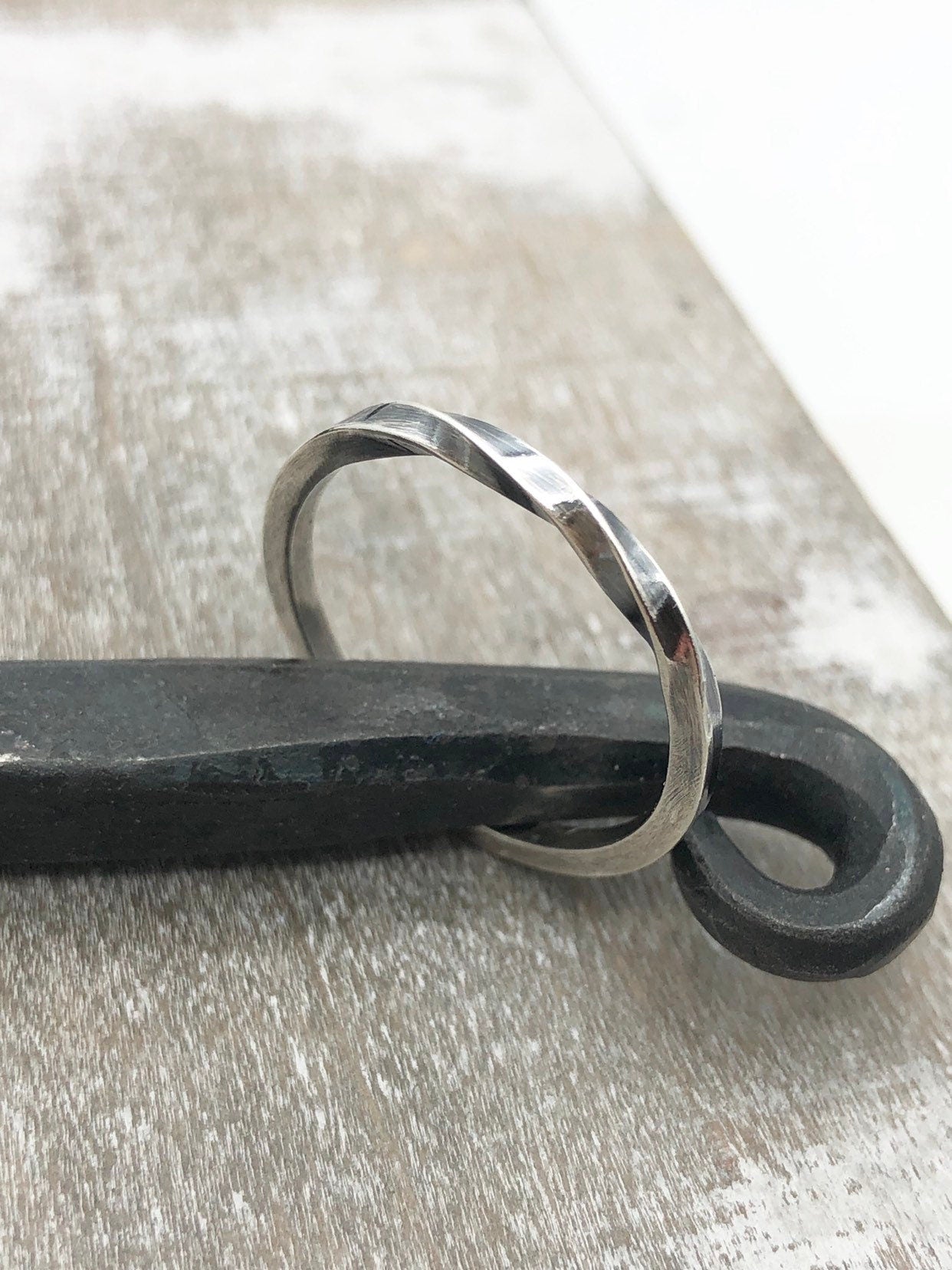 Simple silver ring - Sterling Silver Ring band - Gift For Her - stackable ring - Jewelry Sale - Stacking ring