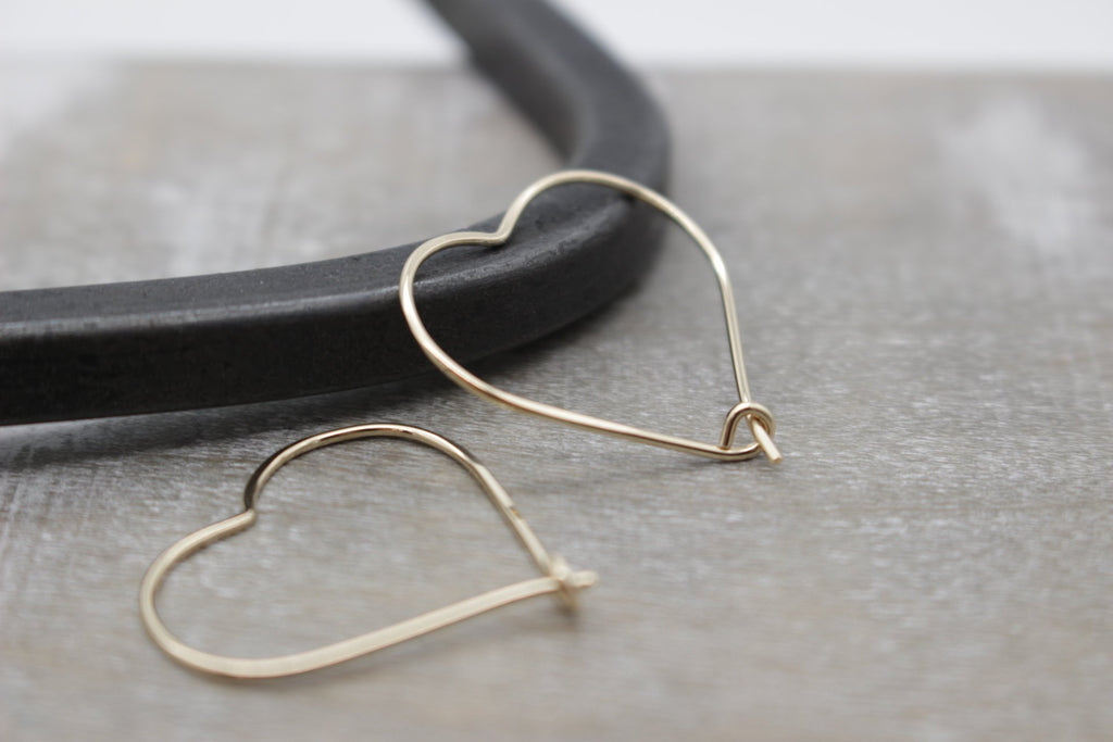 Golden Heart Earrings
