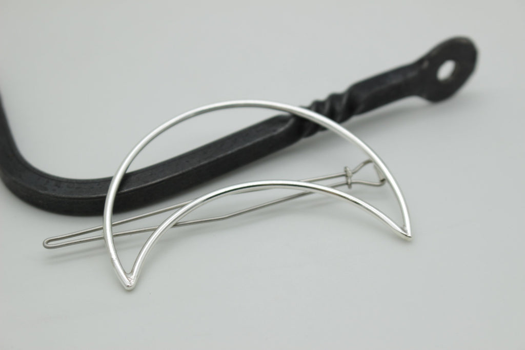Large Crescent Moon Barrette