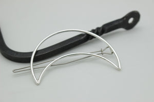 Large Crescent Moon Barrette