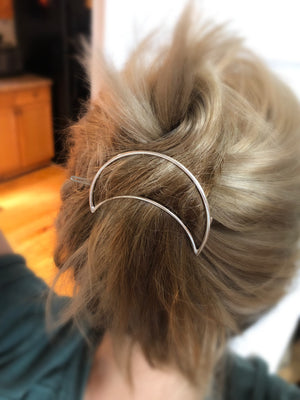Large Crescent Moon Barrette