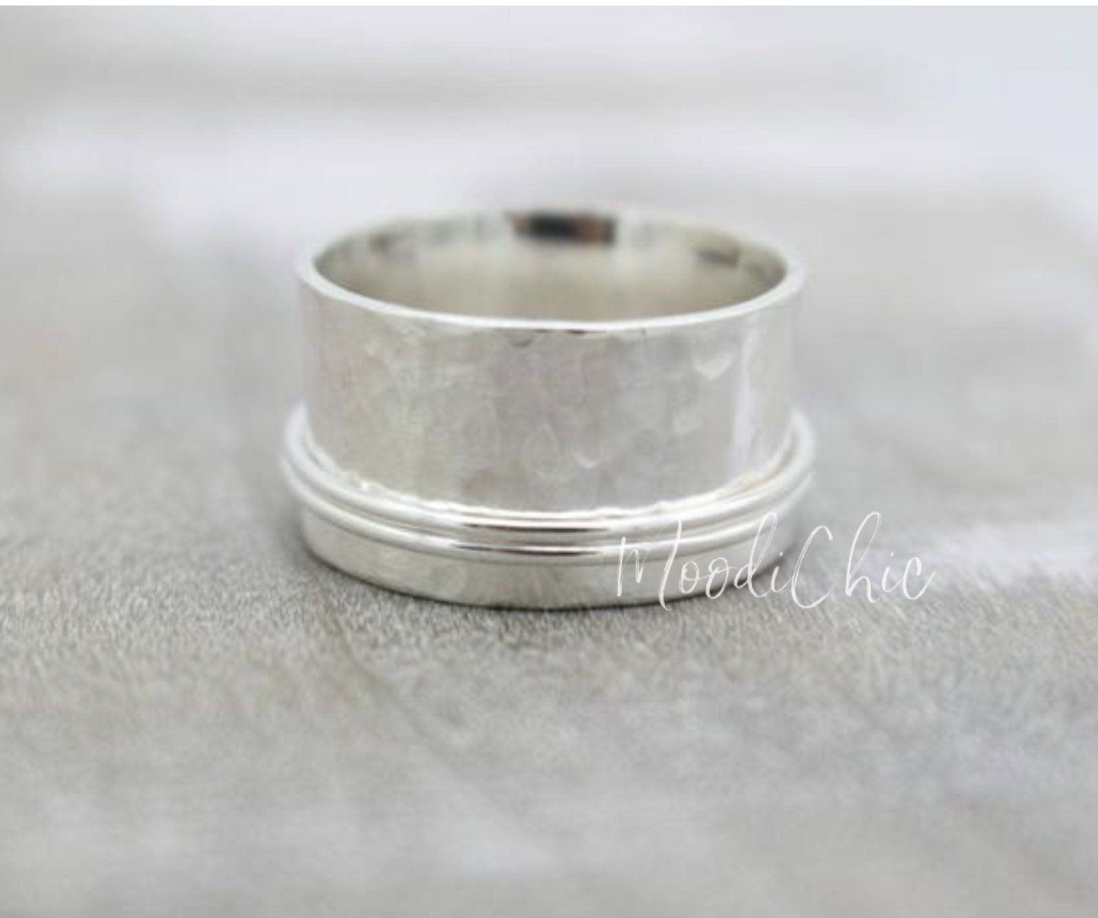 Silver Fiddle Ring