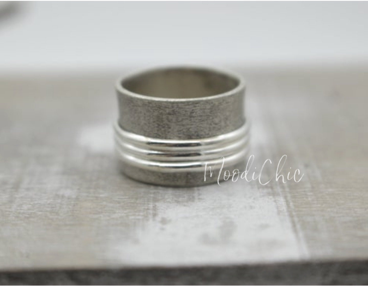 Spinner Ring - Sterling silver spinner Ring - Gift for her - Wide Band Ring - Fiddle Ring - Jewelry Sale - ring Band