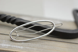 Petite oval barrette