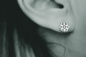 Snowflake earrings