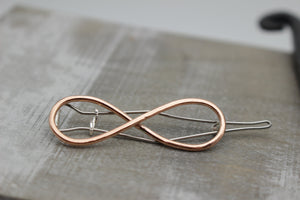 Petite copper barrette