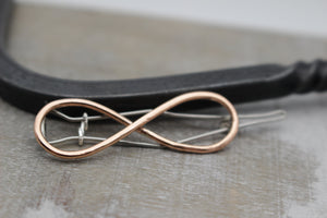 Petite copper barrette
