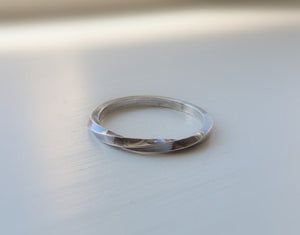 Simple silver ring - Sterling Silver Ring band - Gift For Her - stackable ring - Jewelry Sale - Stacking ring