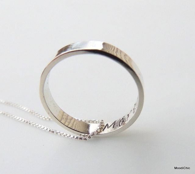 Personalized Open Circle Necklace