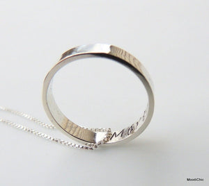 Personalized Open Circle Necklace