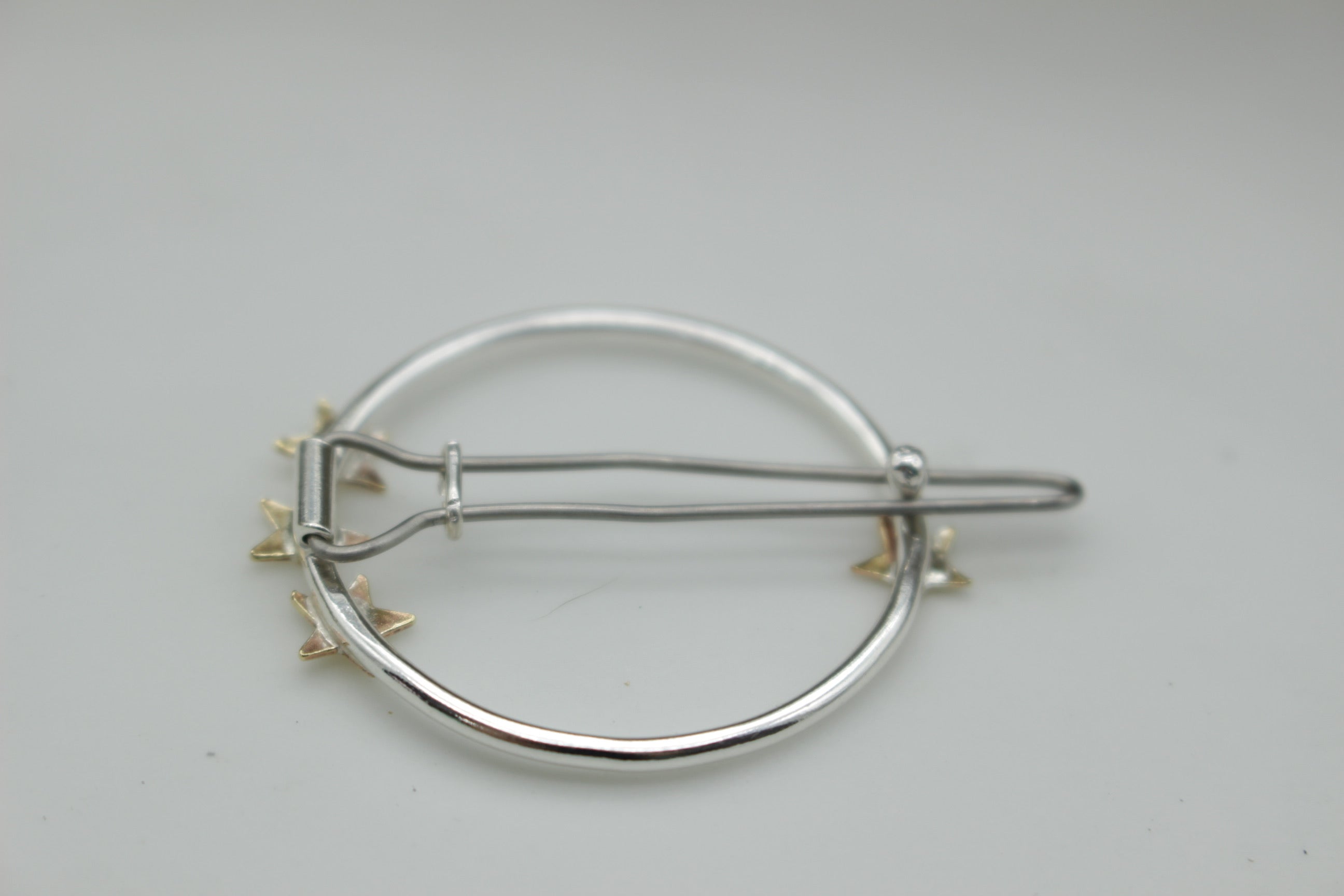 Stars and silver barrette