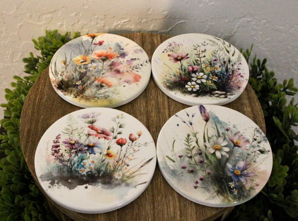 Wild flower Coaster Set