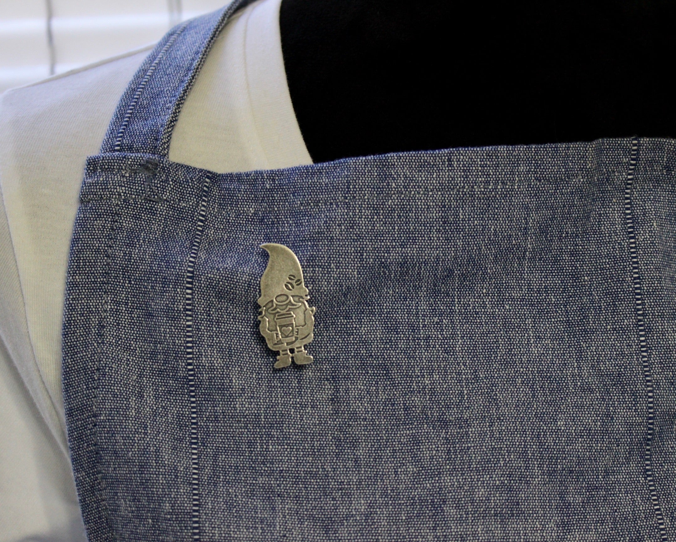 Coffee Lover Gnome Pin/Necklace