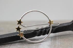 Stars and silver barrette