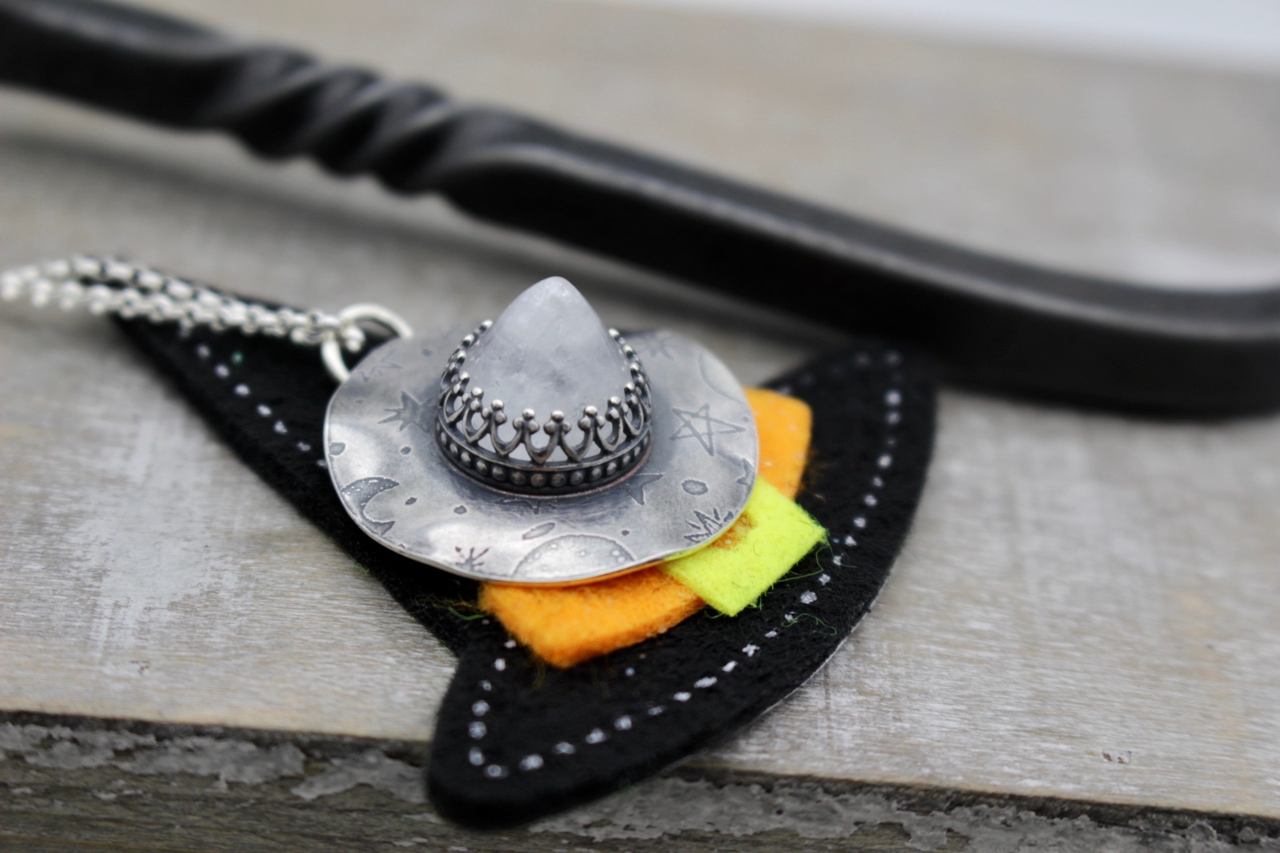 Witch’s Hat Necklace