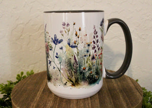 Wildflower Watering Can Mug