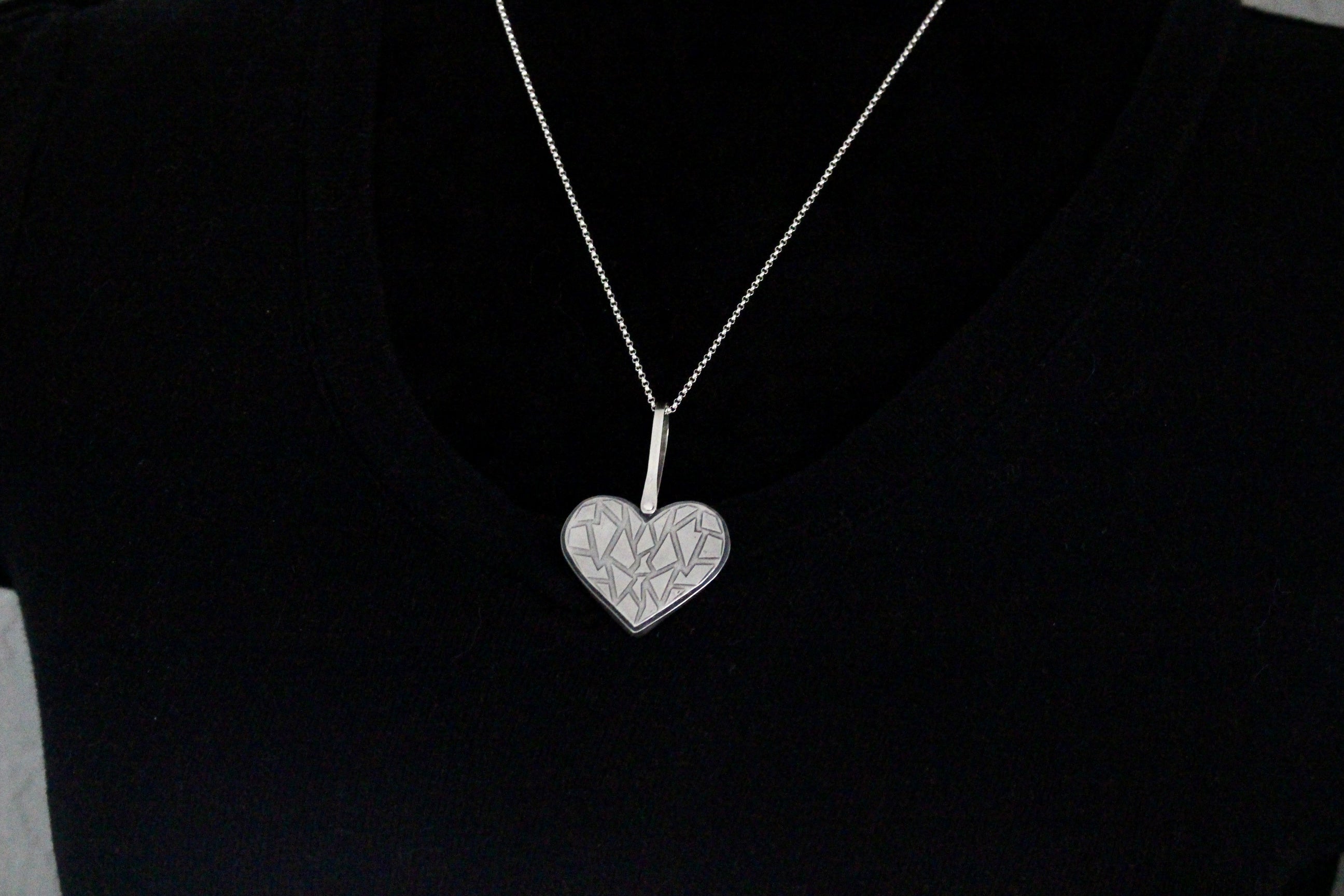 Fractured Heart Locket