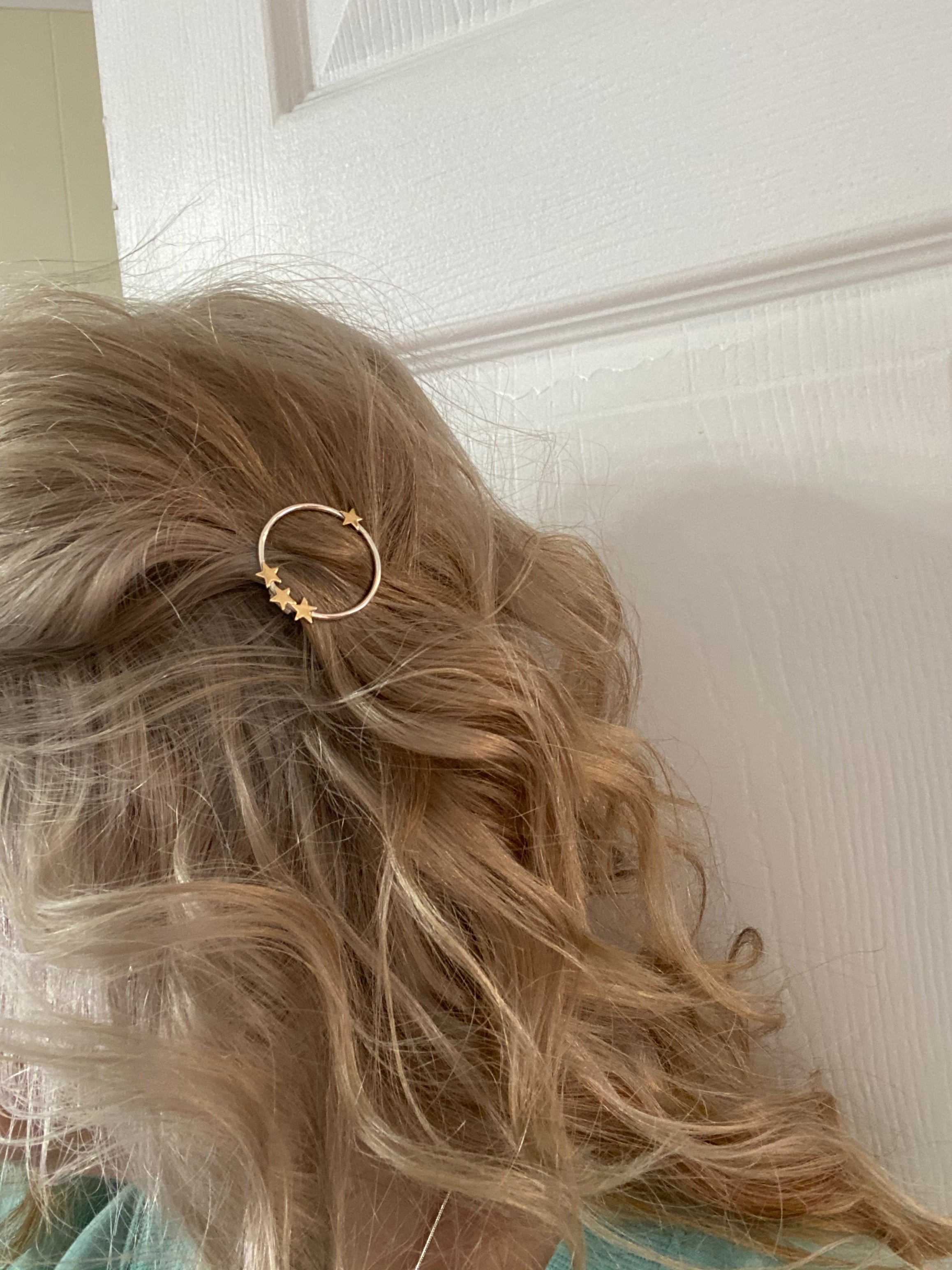 Stars and silver barrette